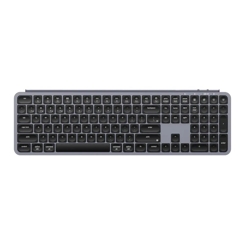 B6P-K1 product view 1 Keychron B6 Pro Full-Size Tri-Mode Wireless Keyboard (B6P-K1), product view 1