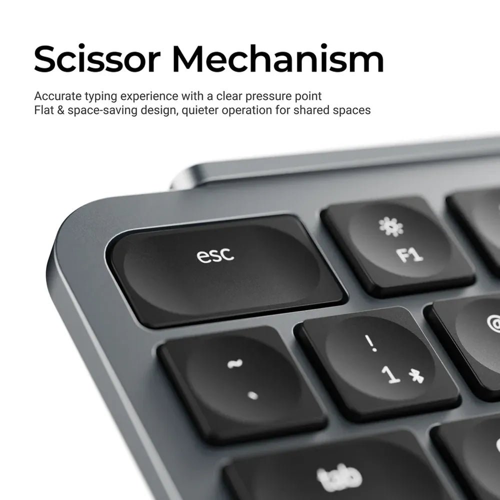 B6P-K1 product view 4 Keychron B6 Pro Full-Size Tri-Mode Wireless Keyboard (B6P-K1), product view 4