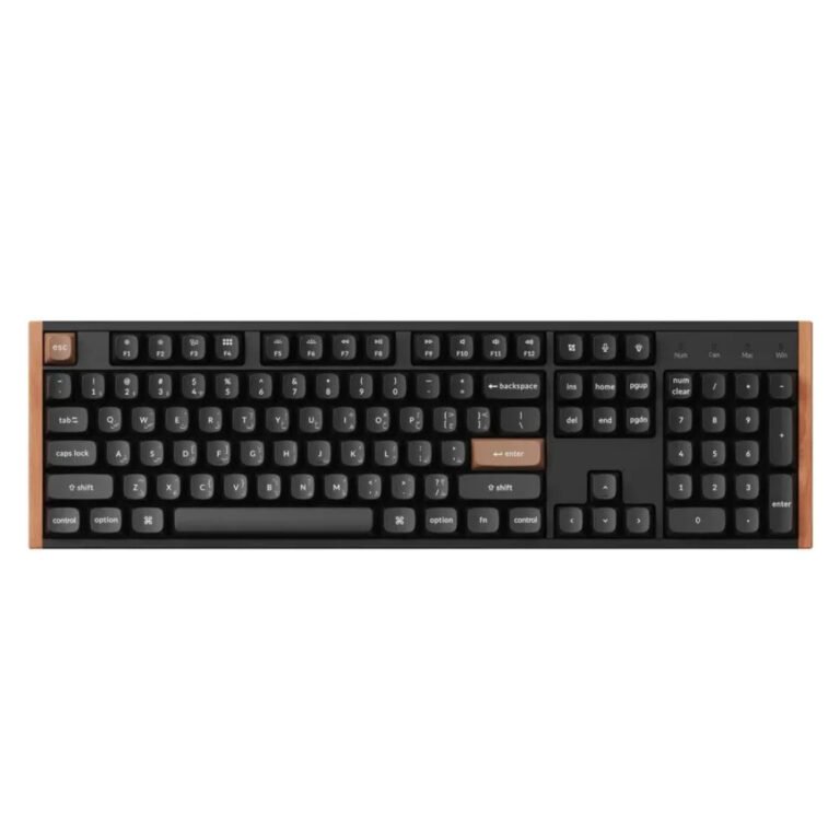 Keychron K10 HE Wireless Magnetic Switch Custom Keyboard (K10H-F1-AR) – Keychron Hall Effect Magnetic Switches, 2.4 GHz Wireless, Bluetooth 5.1, Wired Type-C, Black