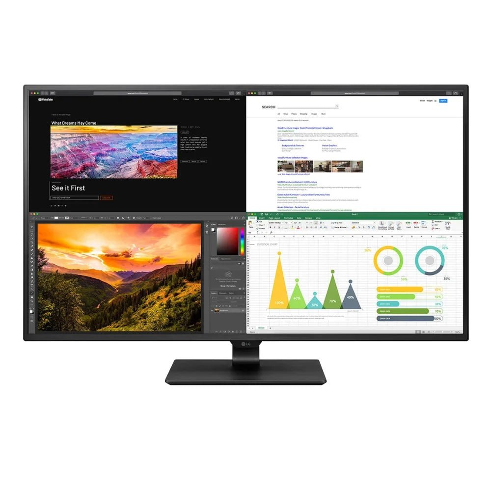 43UN700-B product view 1 LG 43UN700B 43" 4K UHD Monitor (43UN700-B), product view 1