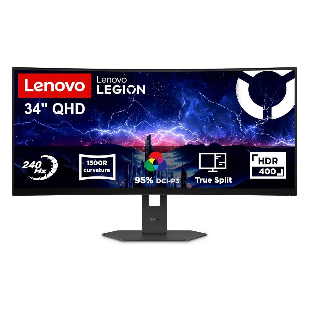 68F6GACBAE product view 1 Lenovo Legion 34W-2c Curved Gaming Monitor (68F6GACBAE), product view 1