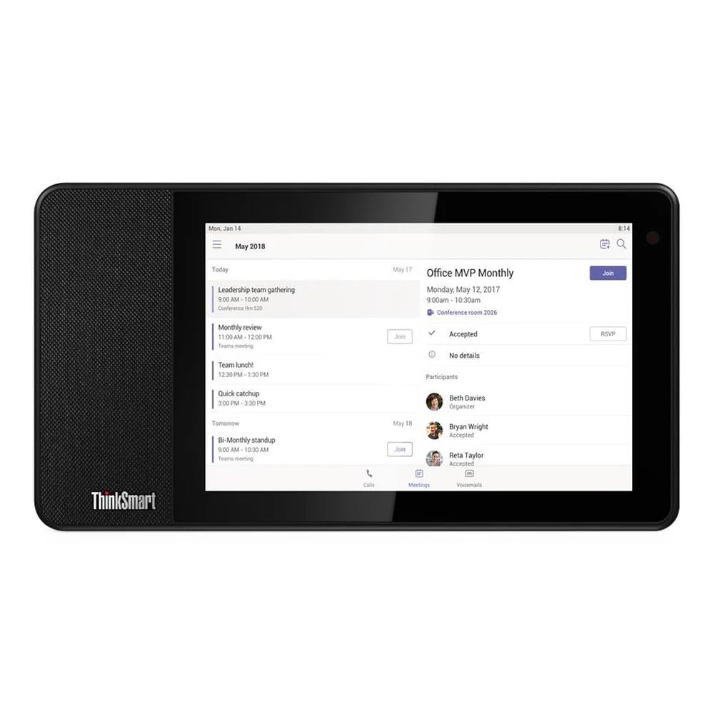 Lenovo ThinkSmart View 8" HD IPS Touch Smart Display (ZA690033AE), product view 6