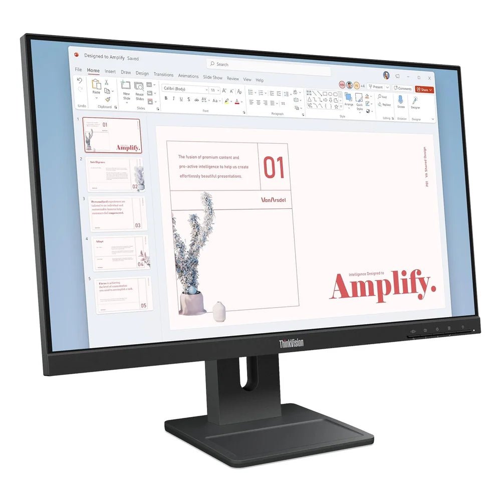 Lenovo ThinkVision E24-40 Monitor (64BAMAT1UK), product view 3