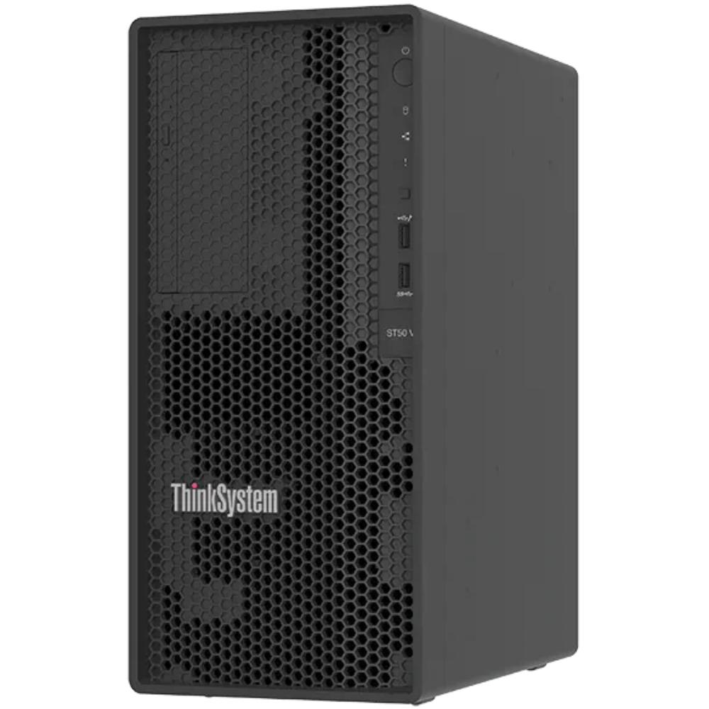 Lenovo ThinkSystem ST50 V3 Tower Server - product view