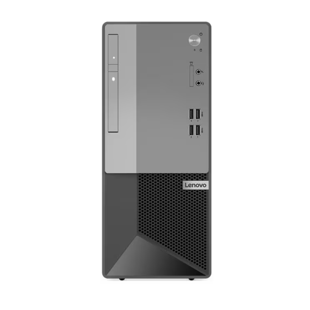 Lenovo V50t-13IMB Tower Desktop with ThinkVision S24-4e Monitor - product view