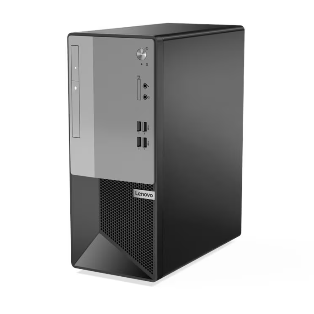 Lenovo V50t-13IMB Tower Desktop with ThinkVision S24-4e Monitor - product view