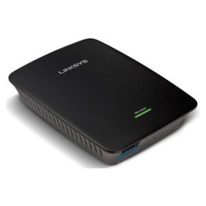 Linksys RE1000 N300 Wireless Range Extender (N300-RE1000) – Wi-Fi 4, Wi-Fi 4 (802.11n), Up to 300 Mbps