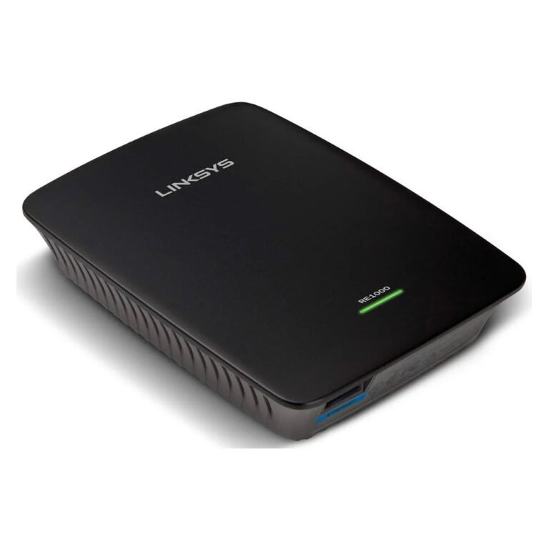 Linksys RE1000 N300 Wireless Range Extender (N300-RE1000) – Wi-Fi 4, Wi-Fi 4 (802.11n), Up to 300 Mbps