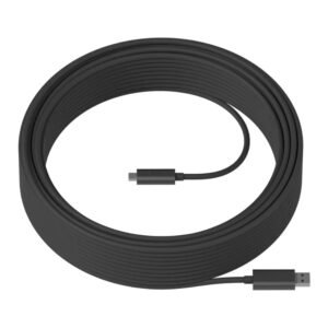 Logitech Strong USB-A to USB-C Extended Cable (939-001799) – Aramid-Reinforced, 10Gbps Data Transfer