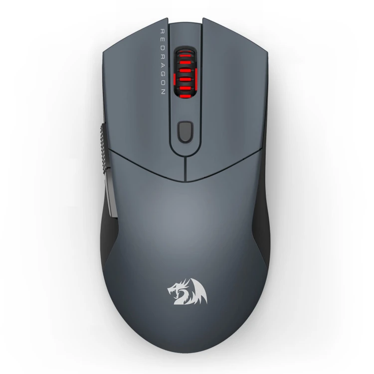 Redragon ST4R Pro Wireless Gaming Mouse (M917GB-PRO) – Up to 26,000 DPI, 2.4GHz Wireless / Bluetooth / Wired USB-C, Grey & Black