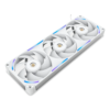 NZXT F360X RGB Core Single-Frame Case Fan (RF-U36PN-W1), product view 4