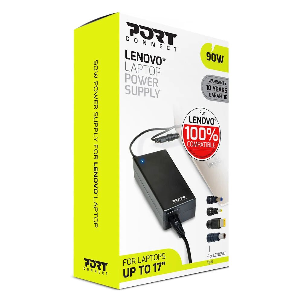 Port Connect 90W AC Power Supply for Lenovo Laptops (900007), product view 3