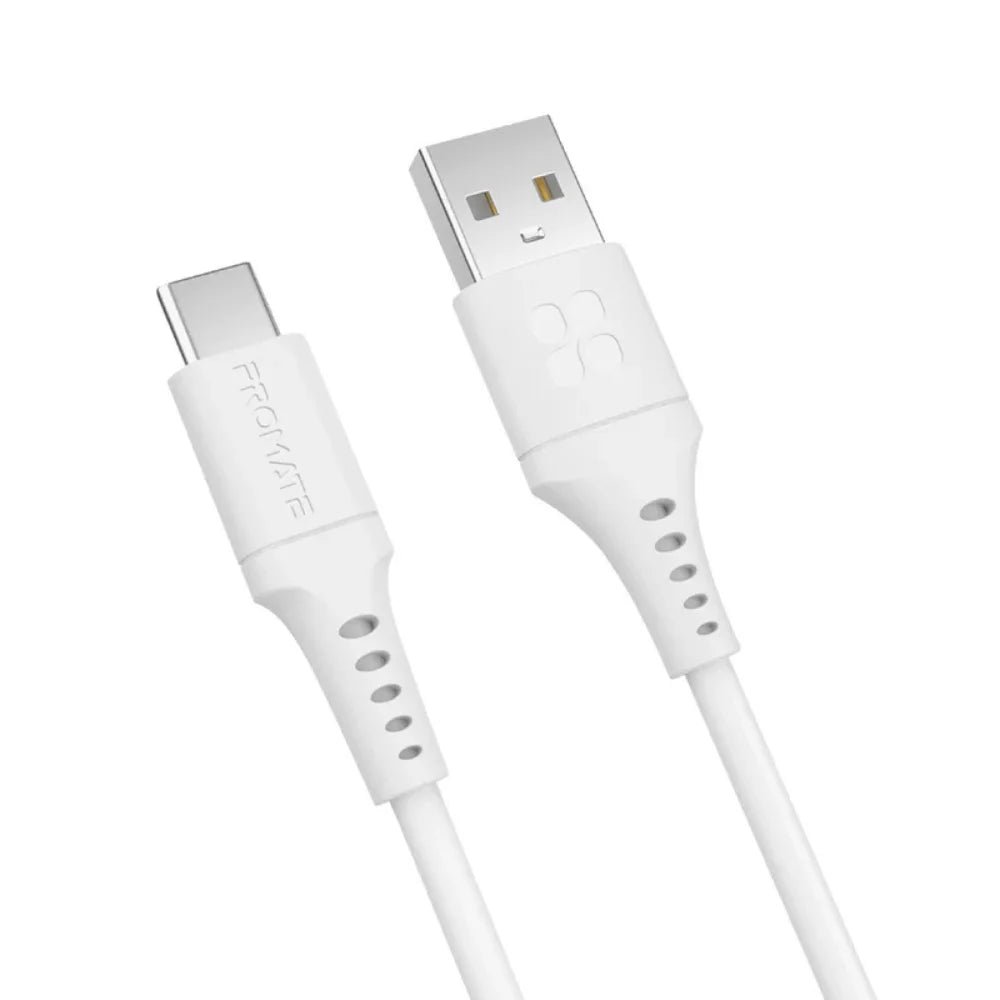 POWERLINK-AC120 product view 1 Promate PowerLink-AC120 1.2M USB-A to USB-C Cable, product view 1