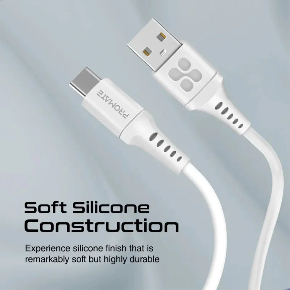 POWERLINK-AC120 product view 2 Promate PowerLink-AC120 1.2M USB-A to USB-C Cable, product view 2