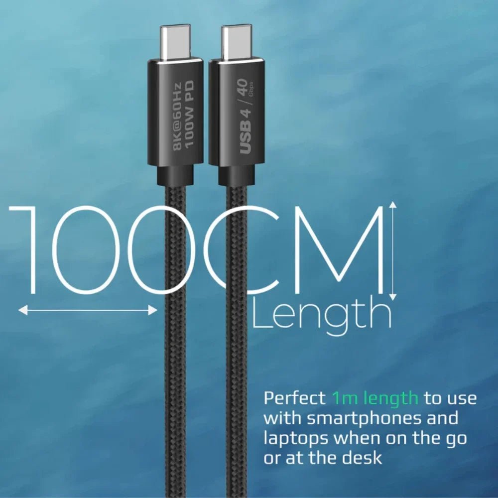 Promate PrimeLink-C40 1m USB-C to USB-C Cable, product view 2