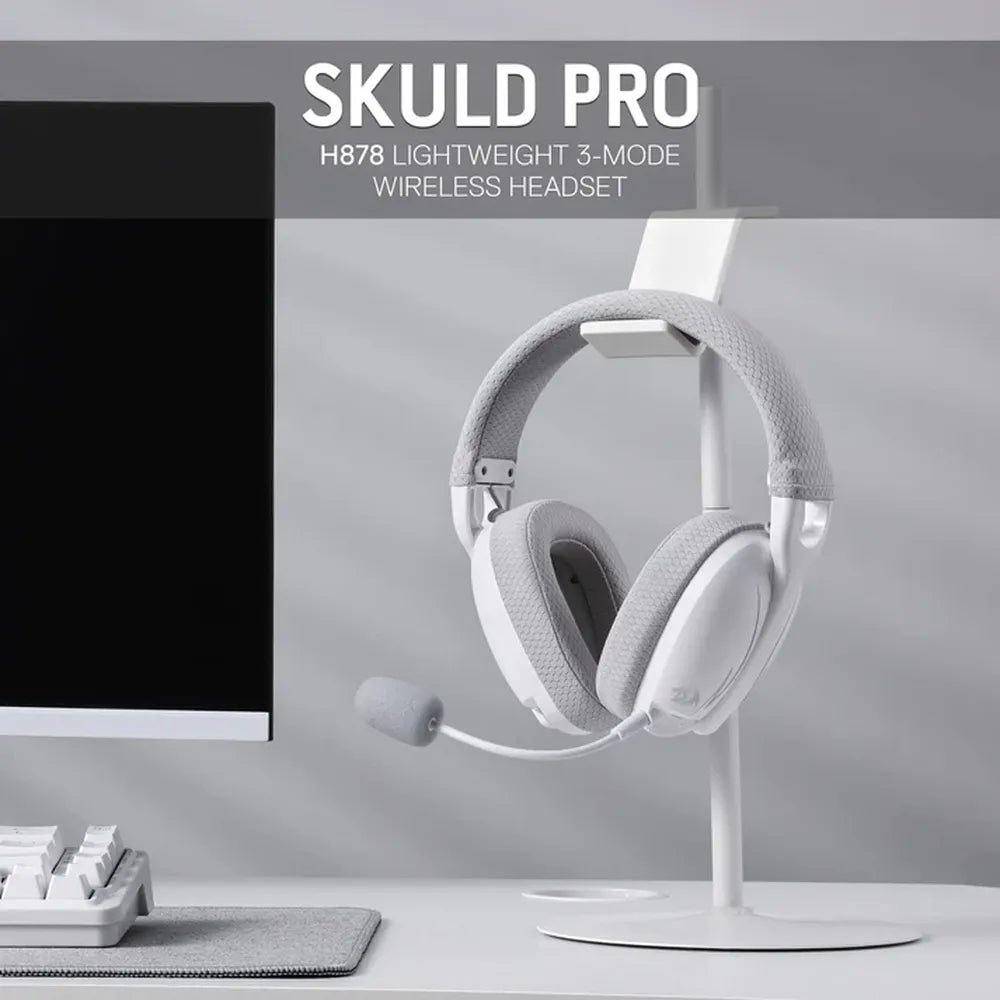 Redragon Skuld Pro H878 Wireless Gaming Headset (H878WG), product view 4