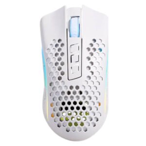 Redragon Strom Pro Wireless Gaming Mouse (M808W-KS) – 16000 DPI, 2.4GHz Wireless / Wired USB, White