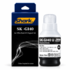 Product mockup: Shark SK-GI40UK black 70 ml ink box and bottle