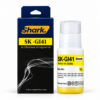 Product mockup: Shark SK-GI41Y yellow 70 ml ink box and bottle
