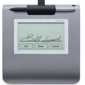 Wacom Signature PAD (STU-430-CH2) – F-STN, Electromagenetic Resonance (EMR), 3.8 x 2.4 inches / 96 x 60 mm