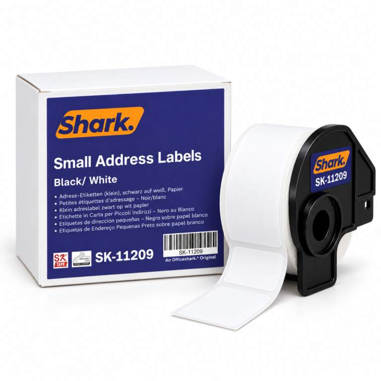 Shark SK-11209 Small Address Labels – 29 × 62 mm – 800 labels