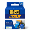 Shark Original D1 Label Tape 40923, 9mm × 7m, Black on Gold retail pack