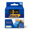 Shark Original D1 Label Tape 40924, 9mm × 7m, Gold on Black retail pack