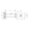 Skill Tech Adjustable TV Wall Mount Bracket (SH32P), product view 4