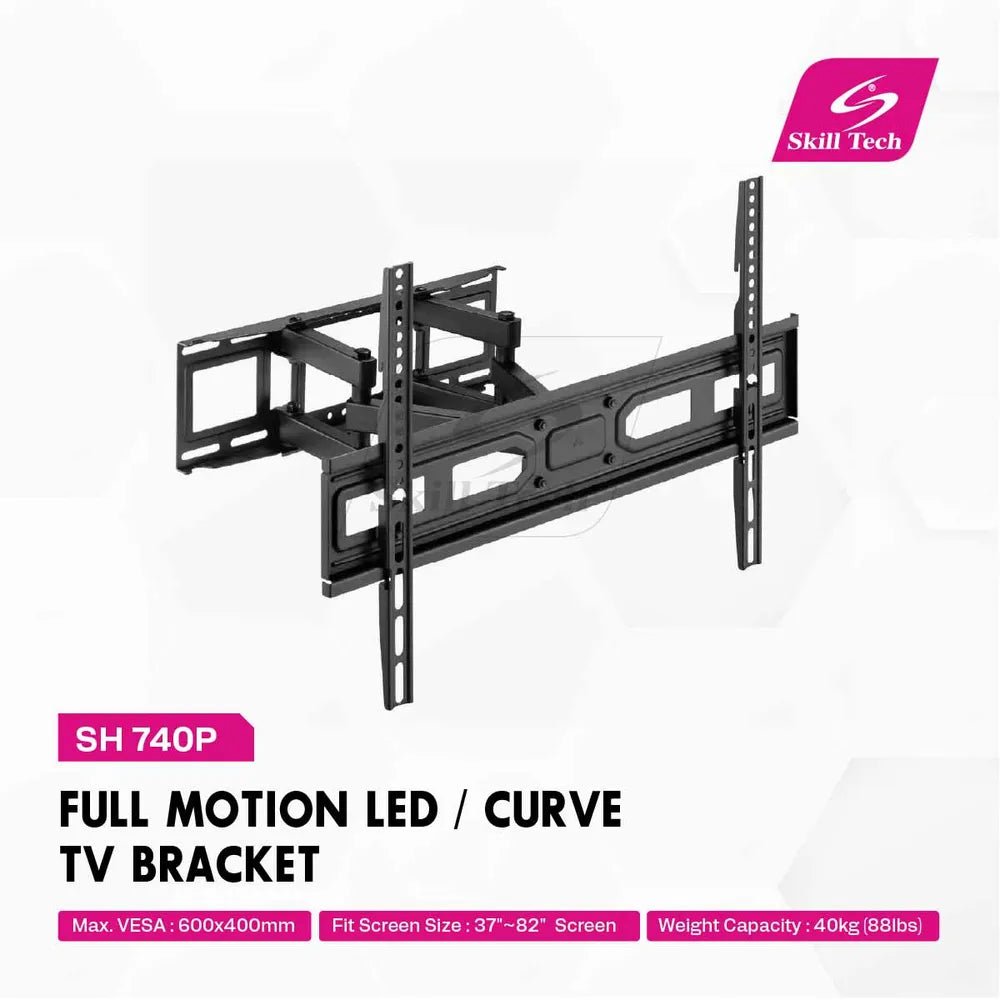 Skill Tech Full-Motion TV Wall Mount Bracket (SH-740P), product view 4