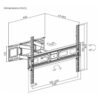 Skill Tech Full-Motion TV Wall Mount Bracket (SH-740P), product view 6