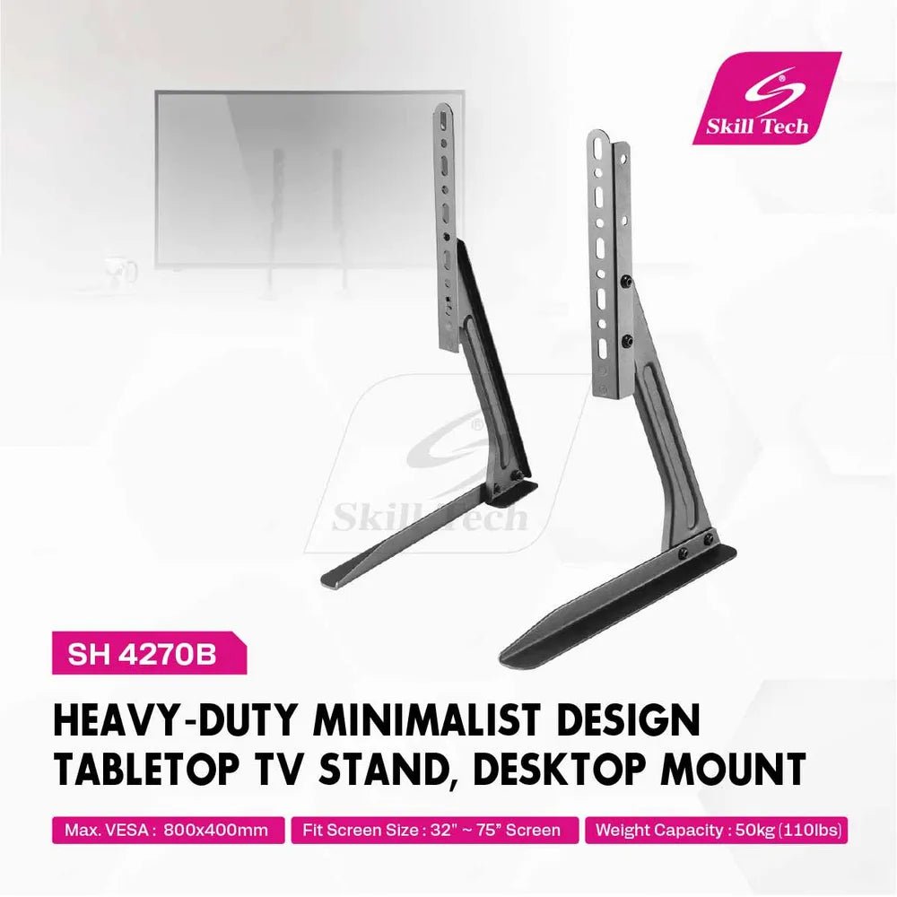 Skill Tech Tabletop TV Stand (SH-4270B), product view 4