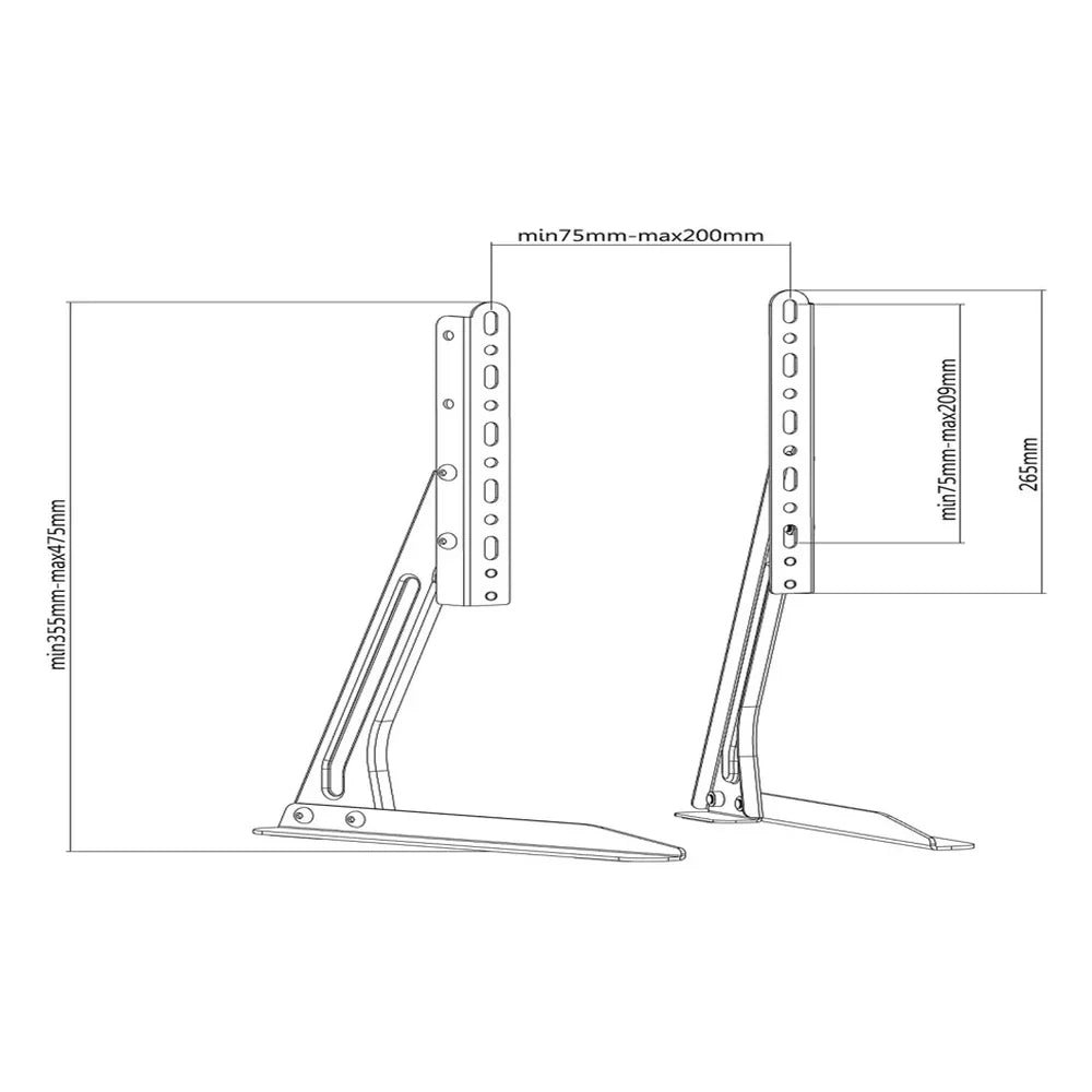 Skill Tech Tabletop TV Stand (SH-4270B), product view 5