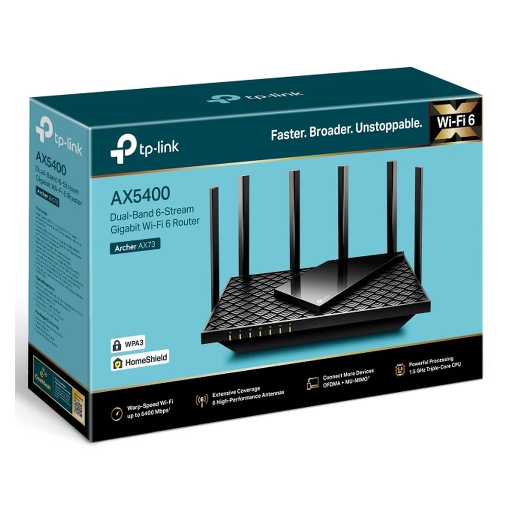 TP-Link Archer AX72 AX5400 Dual-Band Gigabit Wi-Fi 6 Router, product view 4