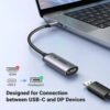 UGREEN 10CM USB-C to DisplayPort 1.4 Adapter Cable (15575), product view 2
