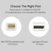 10477 product view 2 UGREEN 1.5M Mini DisplayPort to DisplayPort Cable (10477), product view 2