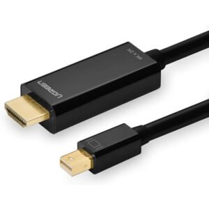 UGREEN 1.5M Mini DisplayPort to HDMI Cable (20848) – 4K, Thunderbolt 2