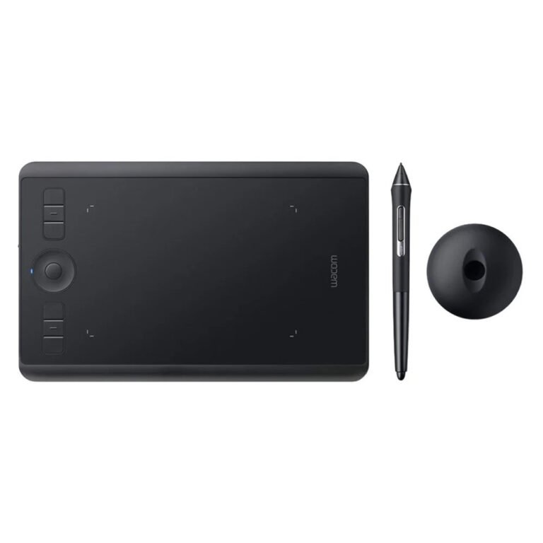 Wacom Intuos Pro Small Pen Tablet (PTH460K0B) – USB & Bluetooth, USB-C to USB 2.0, Black