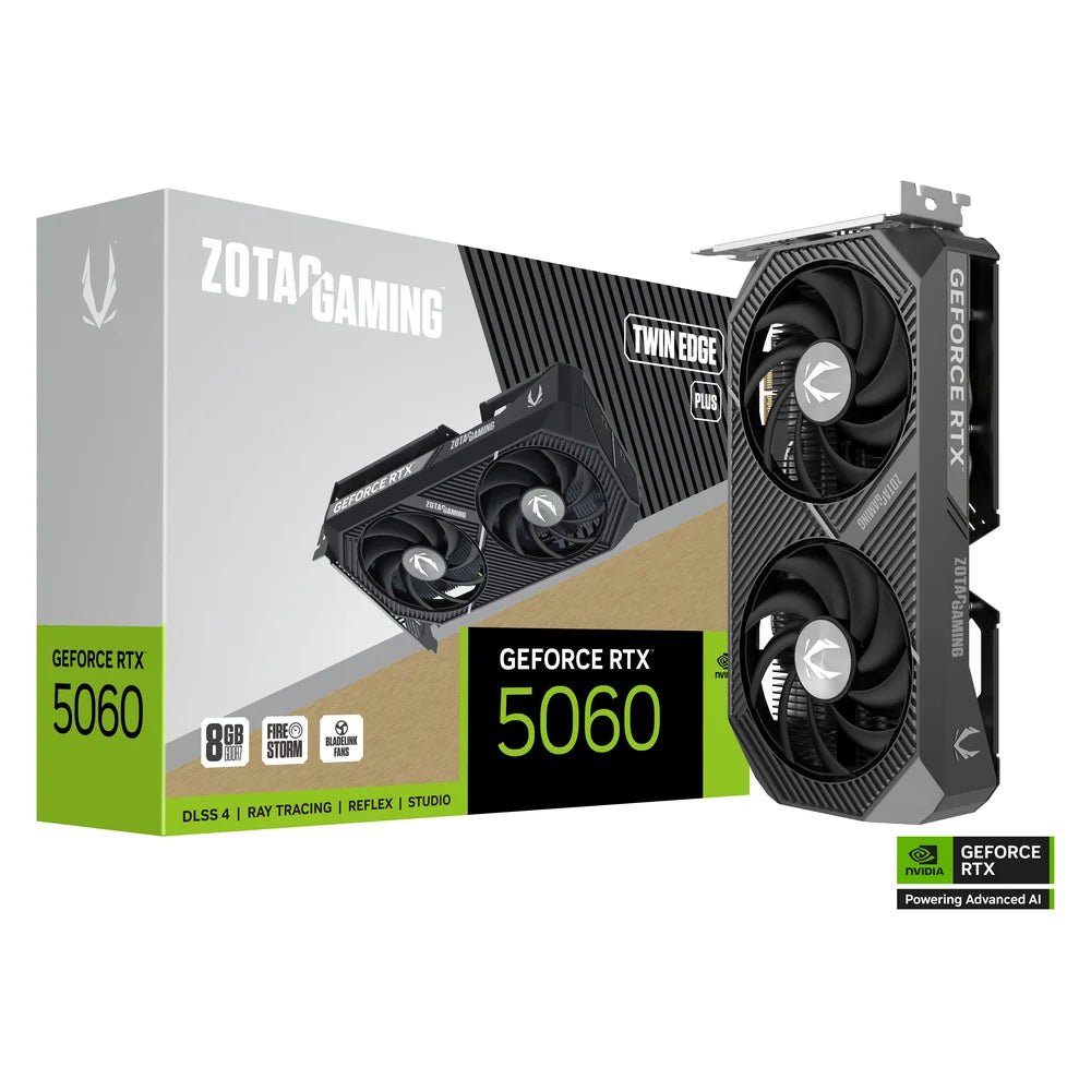 Zotac Gaming GeForce RTX 5060 Twin Edge Plus Graphics Card (ZT-B50600E2-10M), product view 1