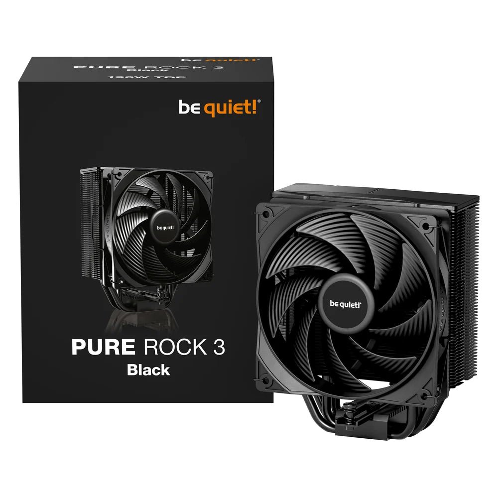 BK039 product view 1 be quiet! Pure Rock 3 Black Air CPU Cooler (BK039), product view 1