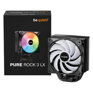 be quiet! Pure Rock 3 LX Black Air CPU Cooler (BK040)