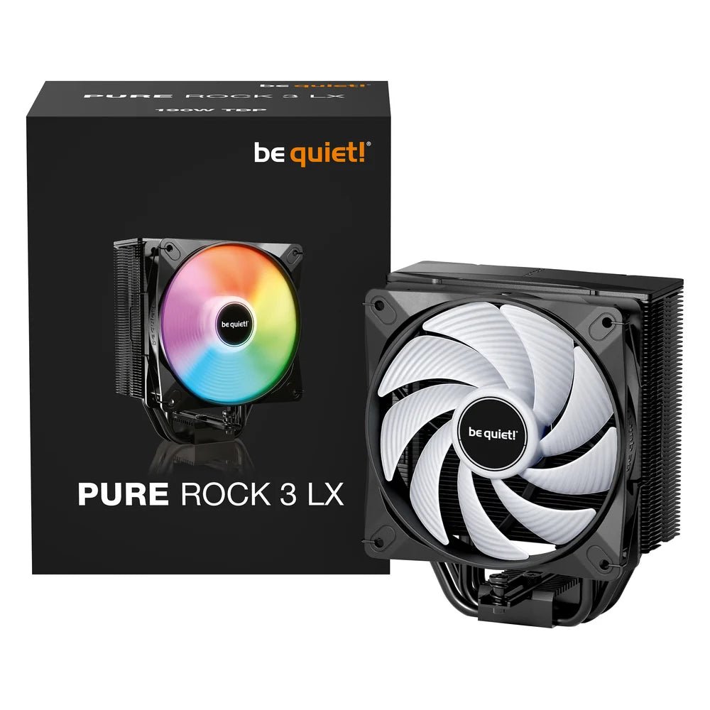 be quiet! Pure Rock 3 LX Black Air CPU Cooler (BK040), product view 1