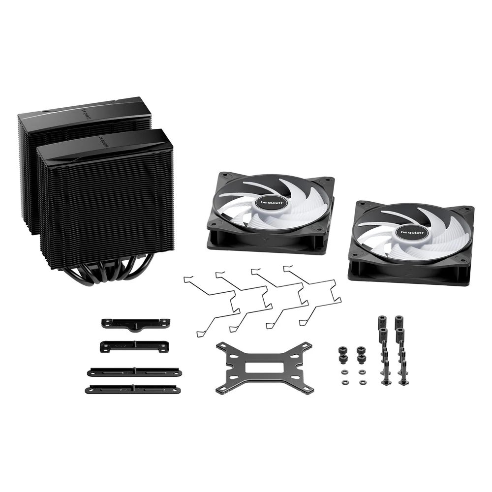 be quiet! Pure Rock Pro 3 LX Black Dual Tower Air CPU Cooler (BK043), product view 6