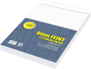FIS FSPA60FSS F/S Feint Ruled Paper, 8mm, 400 Sheets
