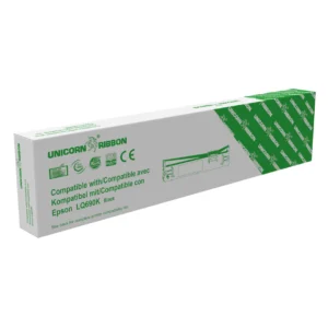 Unicorn LQ690K Black Ribbon Cartridge, 32m